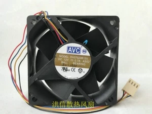AVC DV07020B12U 12V 0.7A 7CM high volume PWM double ball fan - Picture 1 of 3