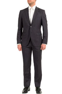 Hugo Boss Herren ""Jeckson/Lenon2" normale Passform kariert 100 % Wolle Zwei-Knopf-Anzug - Bild 1 von 12