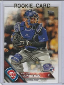 WILLSON CONTRERAS ROOKIE CARD Baseball Chicago Cubs Topps Aggiornamento Serie RC  - Foto 1 di 2