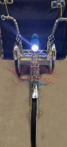 LOWRIDER COLLECTION 26" TWISTED 3 WHEELER 1 SPEED TRICYLE GOLD/CHROME. - Picture 1 of 6