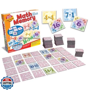Mathe Spiele für Kinder Alter 6-8, 8-12, Mathe Memory Kartenspiel Memory Matching Gam - Bild 1 von 5