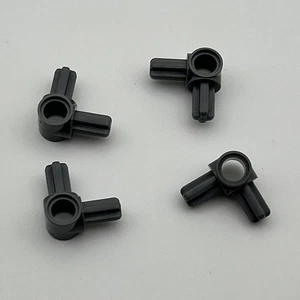 10197 LEGO Parts Technic Axle & Pin Connector Hub 2 Axles DARK BLUISH GRAY (4) - Picture 1 of 1