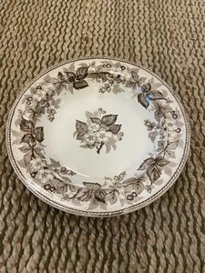 Antique Wedgewood Bramble Brown Rim Soup Bowl Hard To Find 9 1/4” - Picture 1 of 13