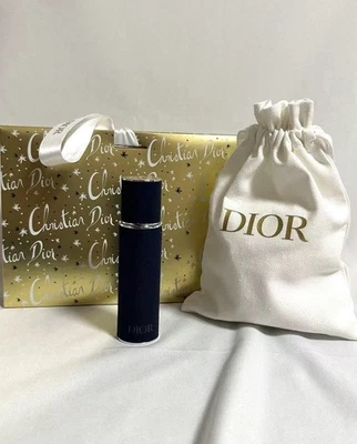 Dior Salchicha ETD Perfume 10 ml Cuero Atomizador Estuche Recargable Viaje Foto 1 de 4