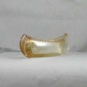 US GLASS CANOE NOVELTY MARIGOLD CARNIVAL GLASS  HTF - Picture 1 of 5