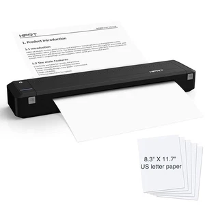 HPRT MT800 Portable Printers Wireless for Travel, Support 8.5" X 11" US Letter - Picture 1 of 7