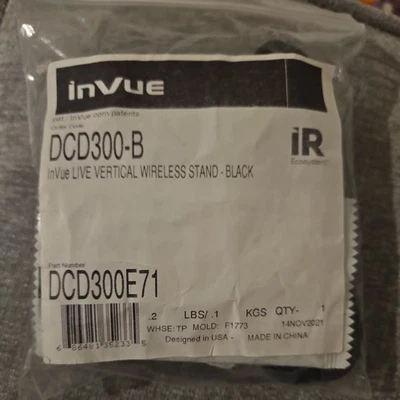 Invue Live Vertical Wireless Stand Black - Image 1 of 3