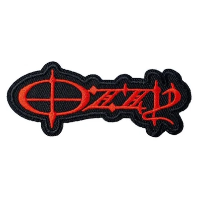 OZZY OSBOURNE IRON ON PATCH 3.6" Red Black Heavy Metal Rock Music Icon Applique - Image 1 of 2