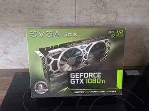 GeForce GTX1080Ti ICX EVGA GTX 1080 Ti SC2 GAMING 1G-P4-6593-KR, 11GB GDDR5X - Foto 1 di 15