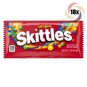 18x Packs Skittles Original Assorted Flavors Bite Size Candies | 2.17oz - Picture 1 of 3