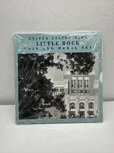 2007 United States Mint Little Rock Coin and Medal Set OGP Silver Dollar SR1-05 - Picture 1 of 2