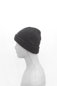 B26-61 1/6 Scale HOT Dragon Skull Guard - Black Wool Beanie Hat Mens Hommes TOYS - Picture 1 of 5
