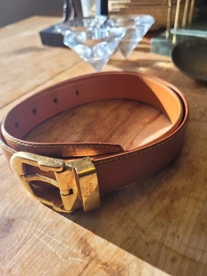 Cinturón clásico Louis Vuitton marrón Epi/chapado en oro Ceinture  Foto 1 de 4