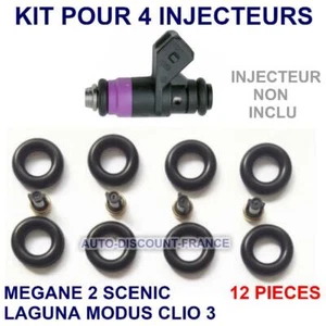 Kit Réparation 4 Injecteurs RENAULT LAGUNA 2 MEGANE 2 SCENIC 2 MODUS 8200505191 - Foto 1 di 2