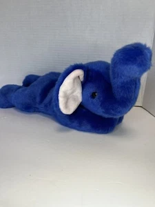 PEANUT the Elephant Royal Blue Ty Beanie 16" - Picture 1 of 7
