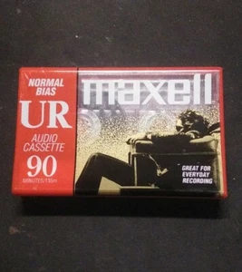 Maxell Normal Bias UR 90 Minutes Blank Audio Cassette Tape NEW - Picture 1 of 2