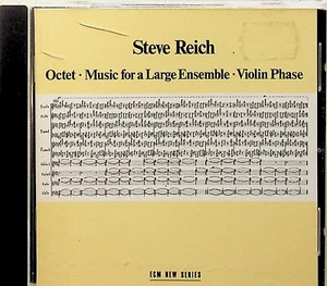 STEVE REICH - Oktett/Musik für ein großes Ensemble/Violinenphase ECM CD (1980/Reissue) - Bild 1 von 3