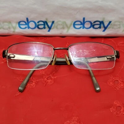 ✅⭐ Perry Ellis Marrón 54¤17 140 Unisex Medio Borde Anteojos Monturas Solo Rx Desconocido Foto 1 de 4