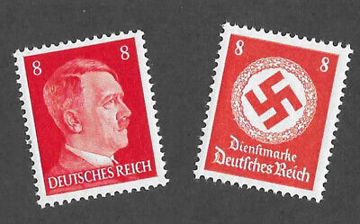 PF08  Adolf Hitler & WWII Germany  MNH Postage Stamp Set 1942 Third Reich Era • 4.99$