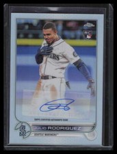 2022 Topps Chrome Update Autographs Refractor ACJRO Julio Rodriguez Rookie Auto