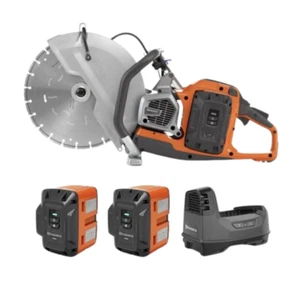 K1 PACE Power Cutter, 14" Diamond Blade, (2) B380X Batteries, and C900X Charger - Picture 1 of 8