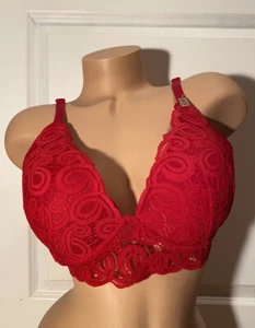 VS pink wireless lace push up Bra  Medium NEW - Picture 1 of 7