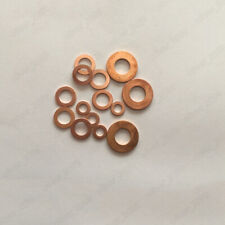 200Pcs GB Standard M4x9x0.8 Golden Copper Flat Washers Used w Nuts & Bolts