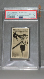 1926 Lambert & Butler Gene Tunney PSA 6 - Picture 1 of 2
