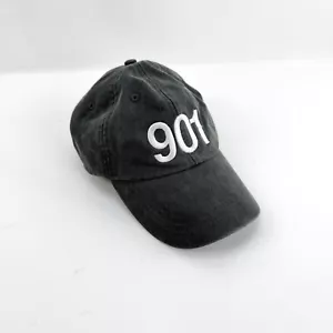 Mütze Kappe 901 Memphis bestickt H Logo dunkelgrau anthrazit ADAMS Lederriemen - Bild 1 von 8