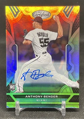 2022 Panini Chronicles - Certified Autographs Anthony Bender #48 (AU, RC) - Image 1 of 2