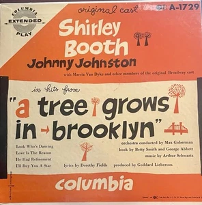 "A Tree Grows in Brooklyn" 1951 Broadway Cast 45 rpm EP Columbia A-1729 - Picture 1 of 5