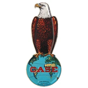 Case Old Abe Eagle 15in Metal Vintage Style Advertising Sign BAR2393 - Picture 1 of 3