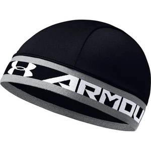 Under Armour 1254900 Men's UA Original Skull Wrap Beanie Cap, Black/White, OSFA - Picture 1 of 2