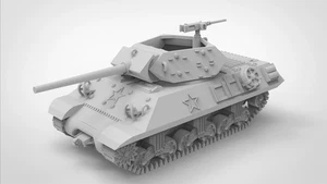 3D Printed 1/72/87/144  U.S. M10 “Wolverine” Tank Destroyer Unpainted Model Kit - Picture 1 of 6