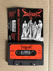 Beherit The Oath Of Black Blood Original Cassette Tape Black Metal Death Metal - Picture 1 of 6