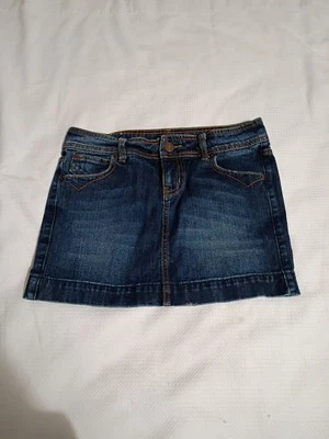 Falda vaquera SO Wear It Declare It azul envejecida cierre de botones talla 3 Foto 1 de 4