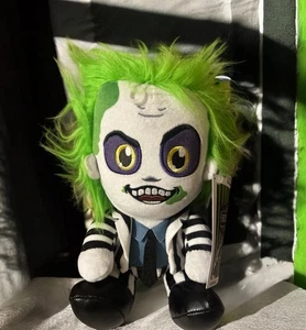 2024 NECA Phunny Kidrobot Beetlejuice Traje a Rayas 9" Muñeca de Peluche Figura Nuevo - Imagen 1 de 5