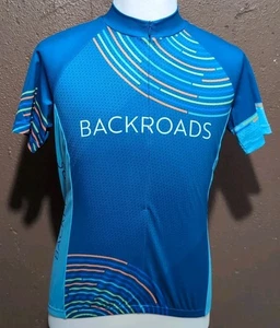 Camiseta deportiva de ciclismo Garneau Backroads Go Active azul - nueva con etiquetas - pequeña para mujer - Imagen 1 de 6