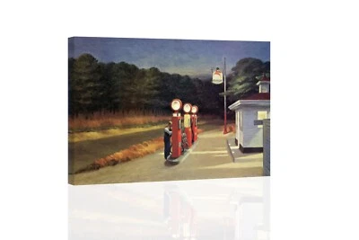 Arte de pared para lienzo o impresión "Gas-Edward Hopper" Foto 1 de 2