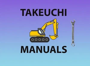 TAKEUCHI TB014 TB016 SERVICE REPAIR Workshop MANUALS - Picture 1 of 4