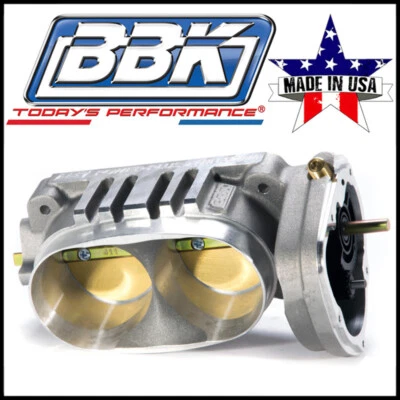 Cuerpo de acelerador BBK 1763 Twin 62 mm Power Plus para Ford Mustang GT 2005-2010 4,6 L Foto 1 de 4