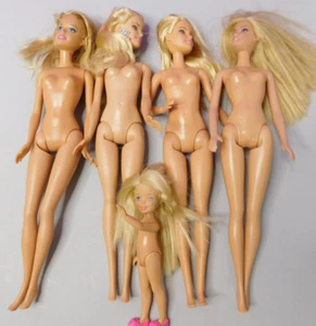 Lotto di 5 bambole Barbie dal 1999, 2010 e 2015 (altezza da 6 a 12") - Foto 1 di 13