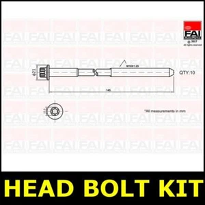 Head Bolt Kit Fits MORGAN FOUR PLUS ROADSTER 4 4/4 1.8 2.0 AODA CHBA 0411B - Picture 1 of 3