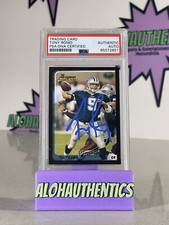TONY ROMO 2003 BOWMAN ROOKIE CARD #171 PSA ON CARD AUTO DALLAS COWBOYS