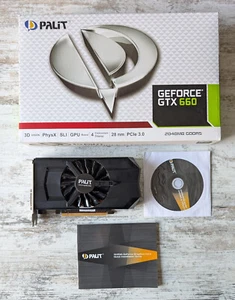 PALIT GEFORCE GTX 660 2GB GDDR5 PCI-E 3.0 x16 DUAL DVI DP HDMI - Foto 1 di 7