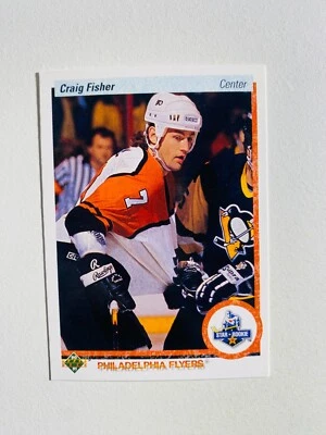 1990 UPPER DECK #155 CRAIG FISHER NM-MT NHL HOCKEY CARD - Image 1 of 2