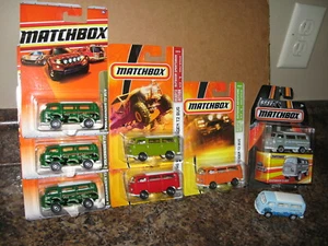 Matchbox Lot of 8 1970 Volkswagen T2 Samba VW Bus Kombi Variation 70 Best of - Picture 1 of 3