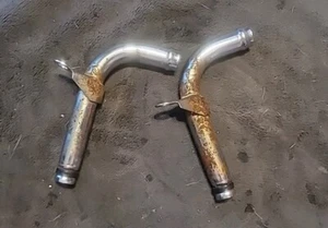 1998 VT1100C3 Honda Shadow Areo Sabre ACE Engine Coolant Water Outlet Pipes Rust - Picture 1 of 6