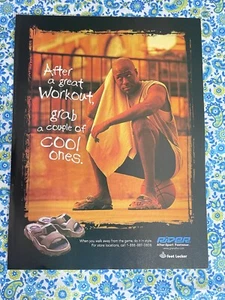 Vintage 1998 Rider After Sport Footwear Print Ad Foot Locker Basketball - Bild 1 von 7