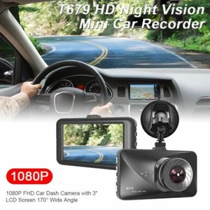 HD Night Vision Mini Car Recorder Vehicle Data Recorder 1080P Loop Recording DVR - Picture 1 of 6